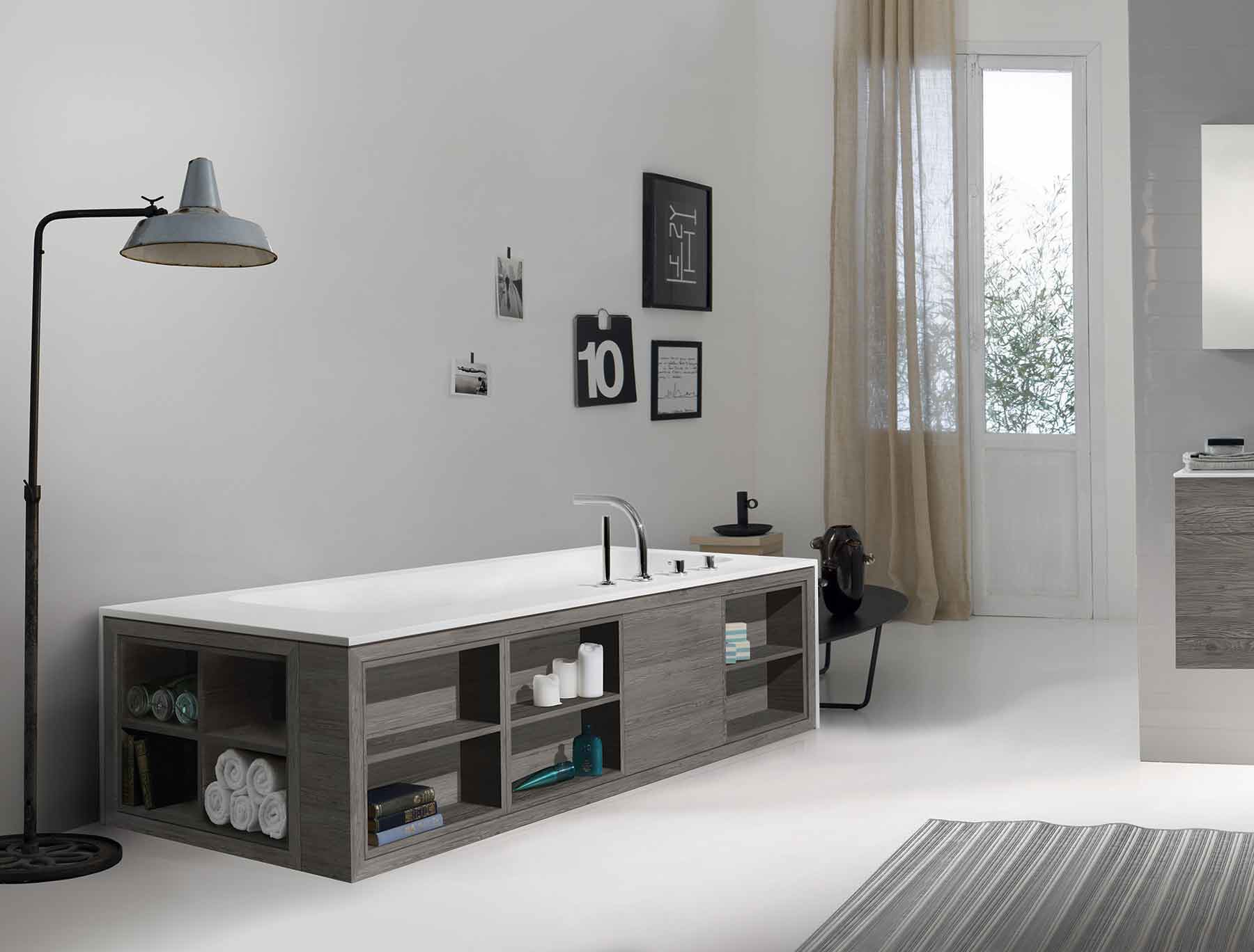 Modern Amanpuri Freestanding Rectangular Bathtub