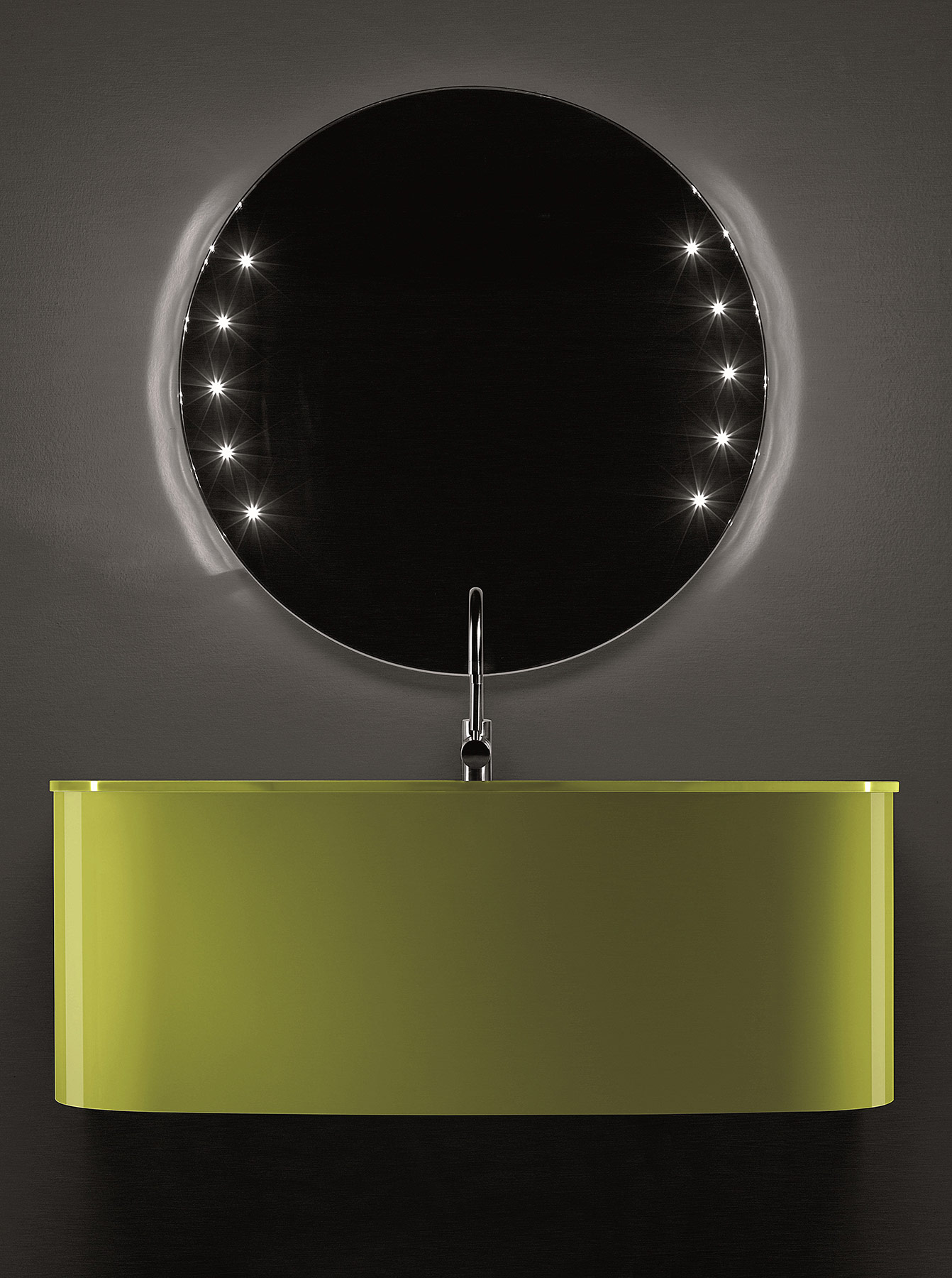 Modern Argento Wall Mount Mirror