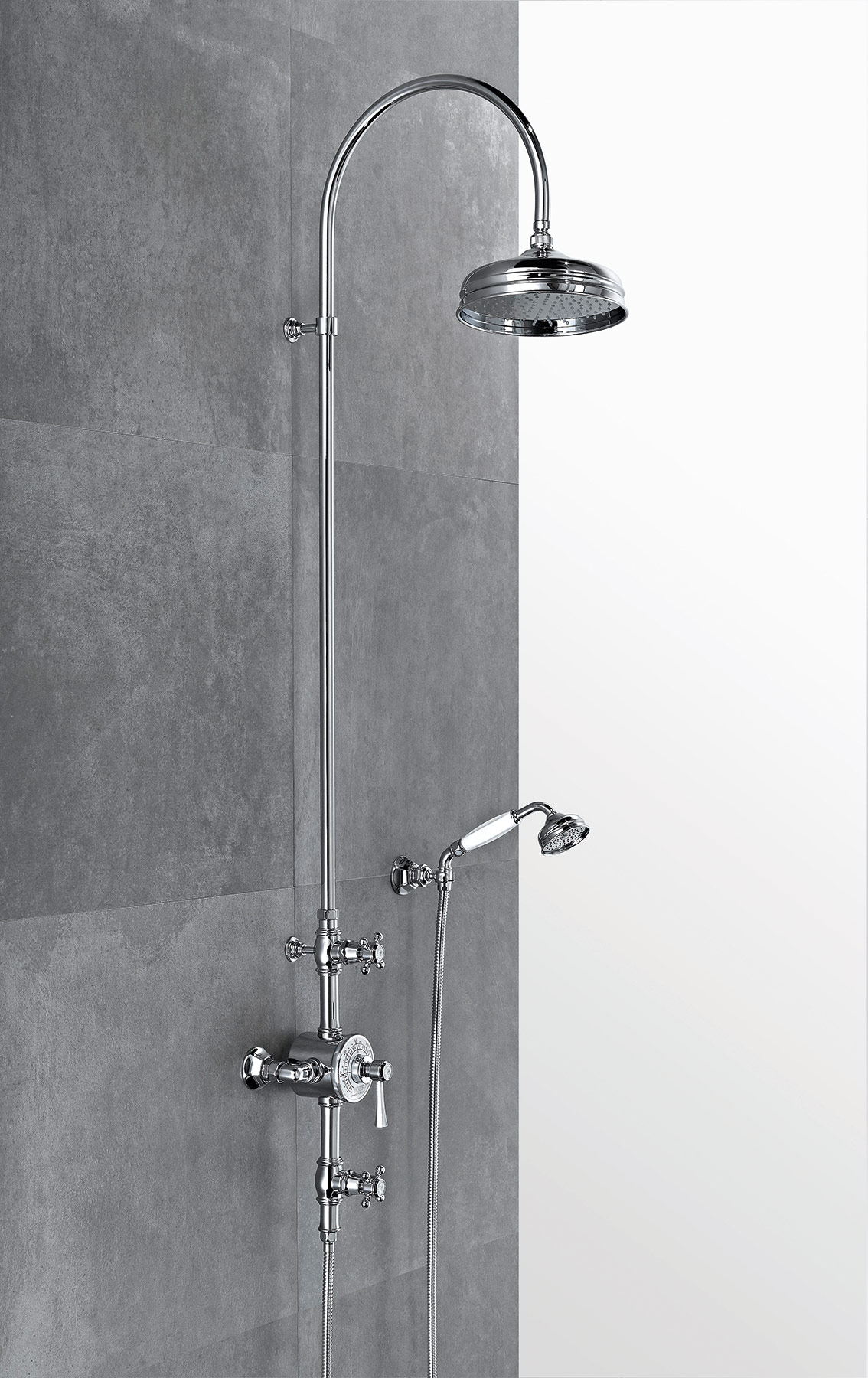 Traditional Ascott Wall Mount Shower Set