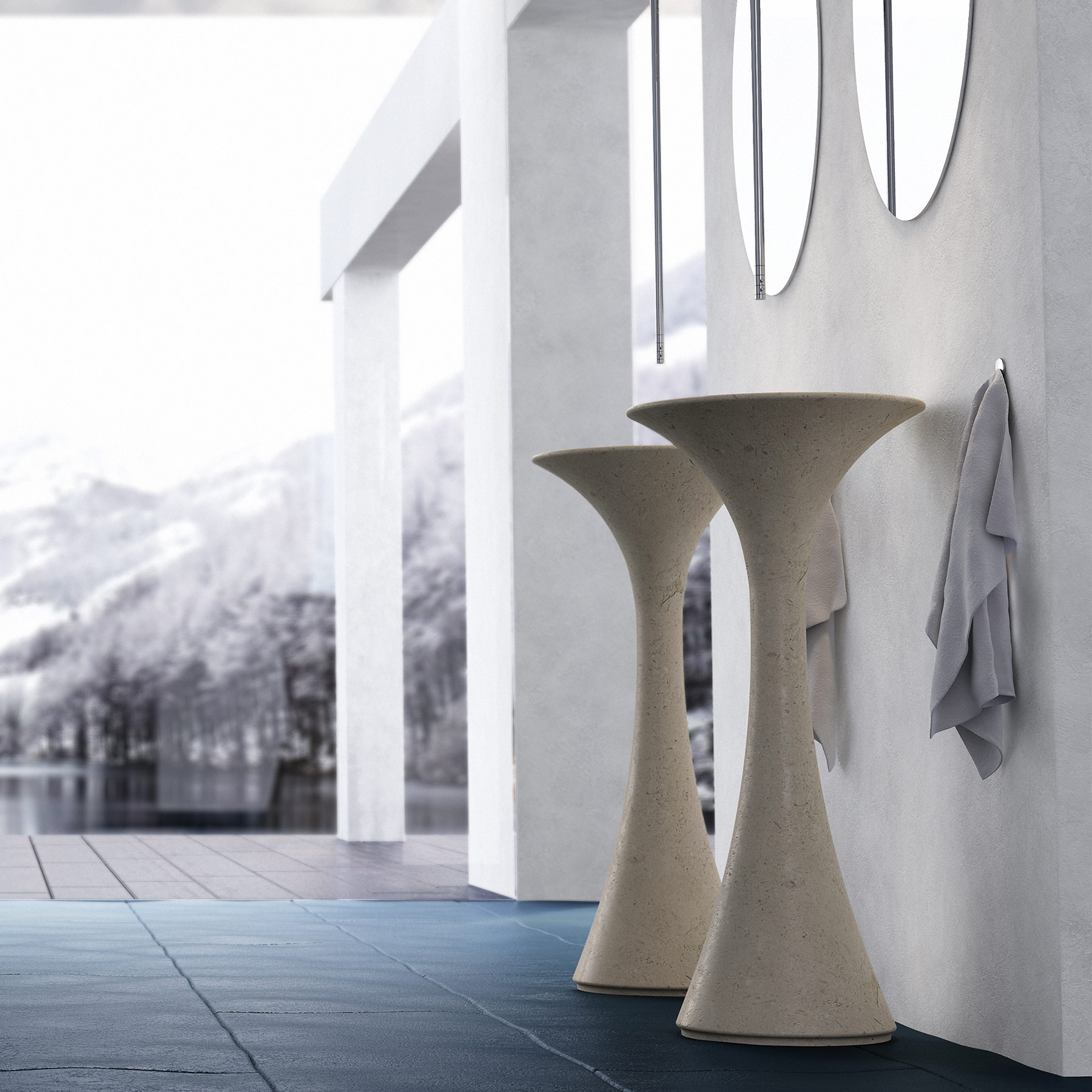 Modern Calla Freestanding Washbasin