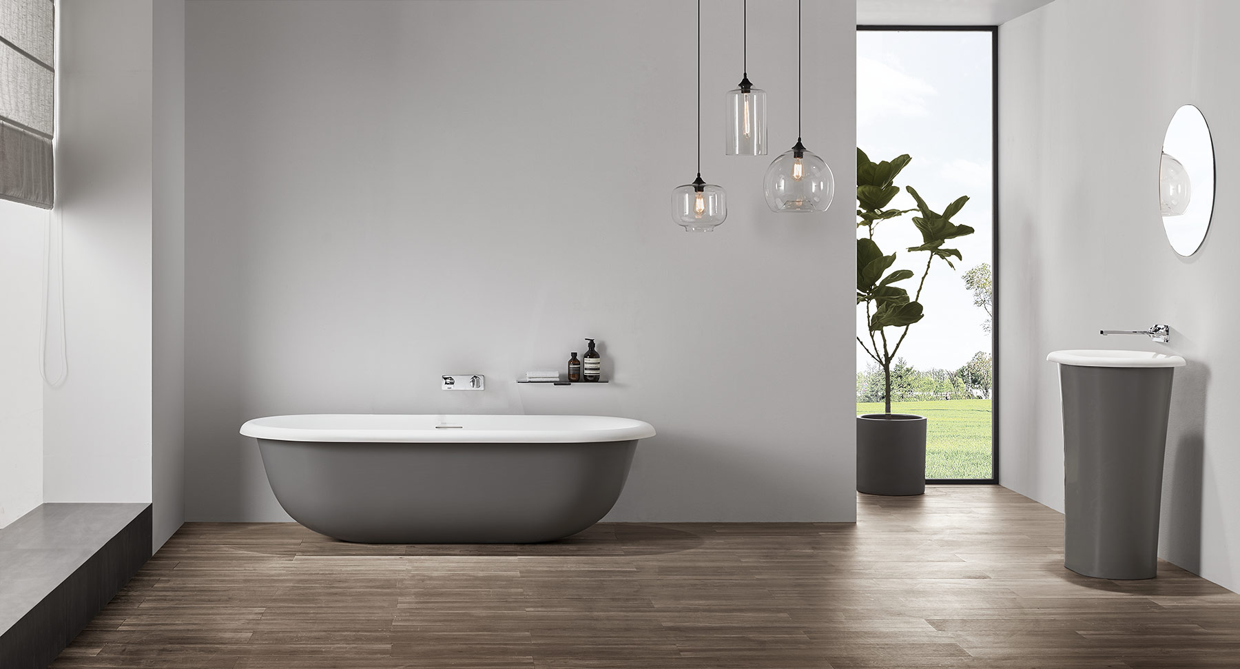 Modern Evolve Freestanding Basin