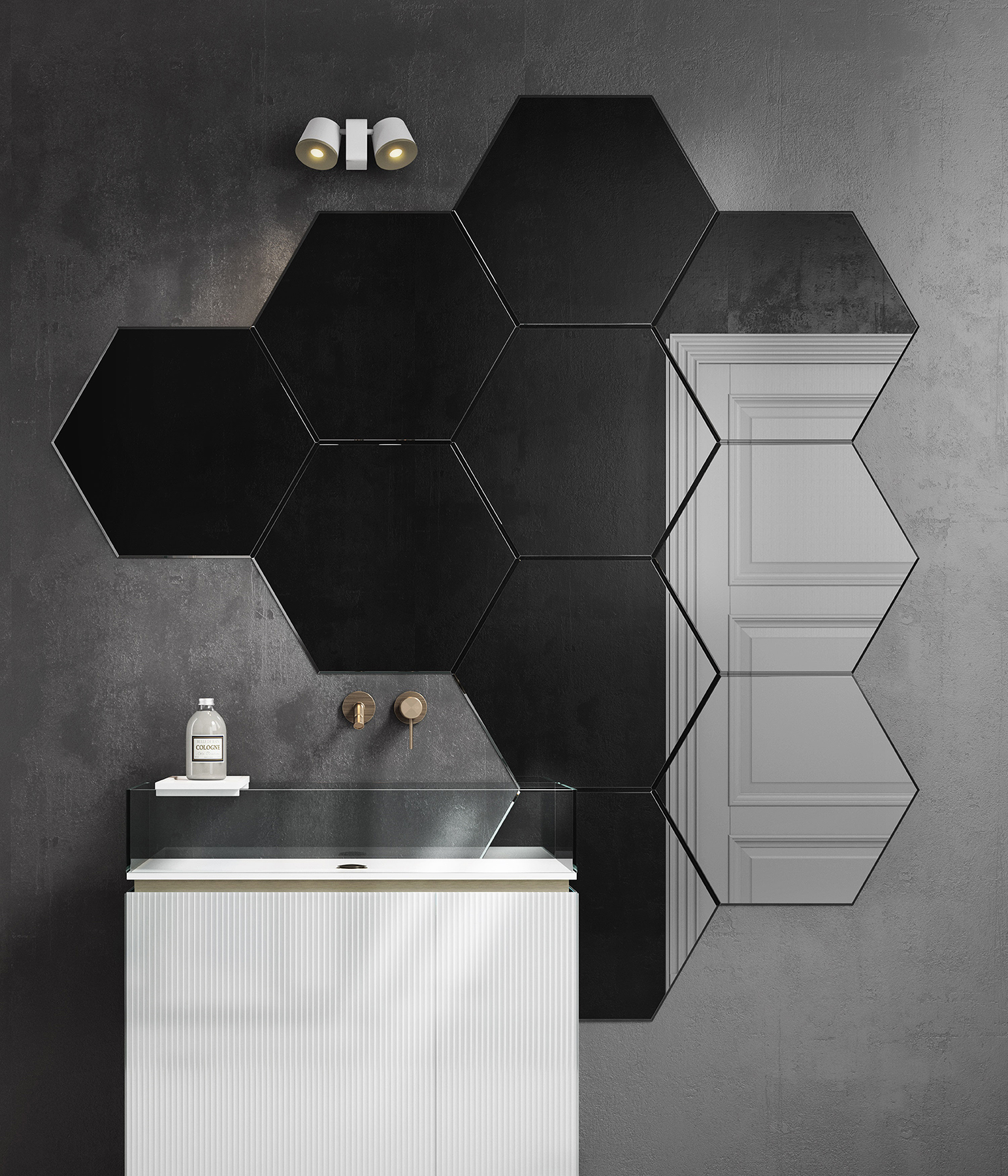 Modern Gemme Wall Mount Tiles