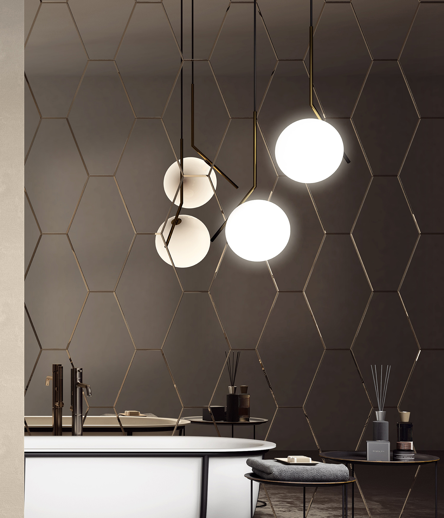 Modern Gemme Wall Mount Tiles