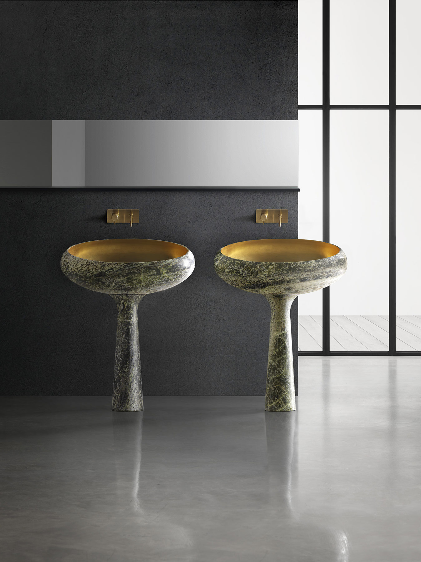 Modern Gong Floor Mount Washbasin