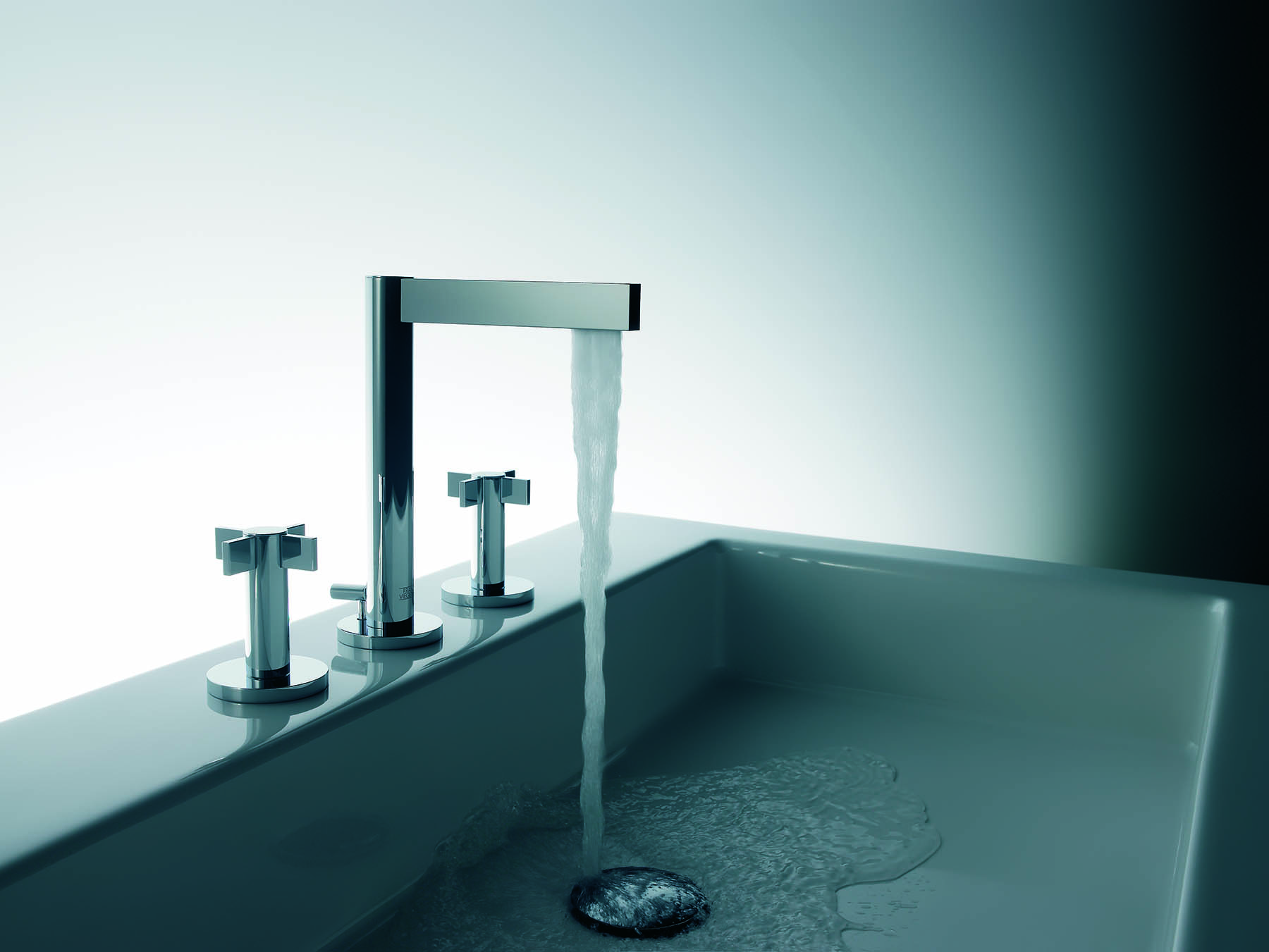 Modern Lollipop Deck Mount Faucet