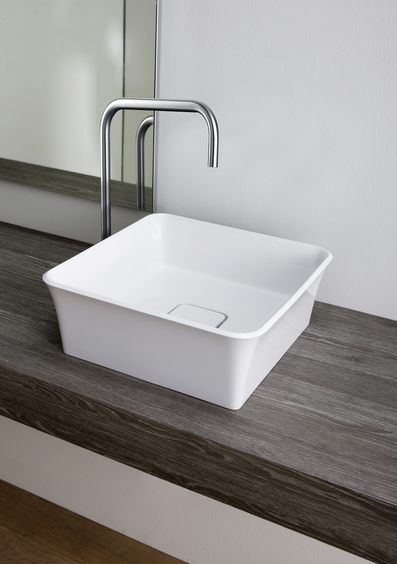 Modern Luna Square Counter Top Basin