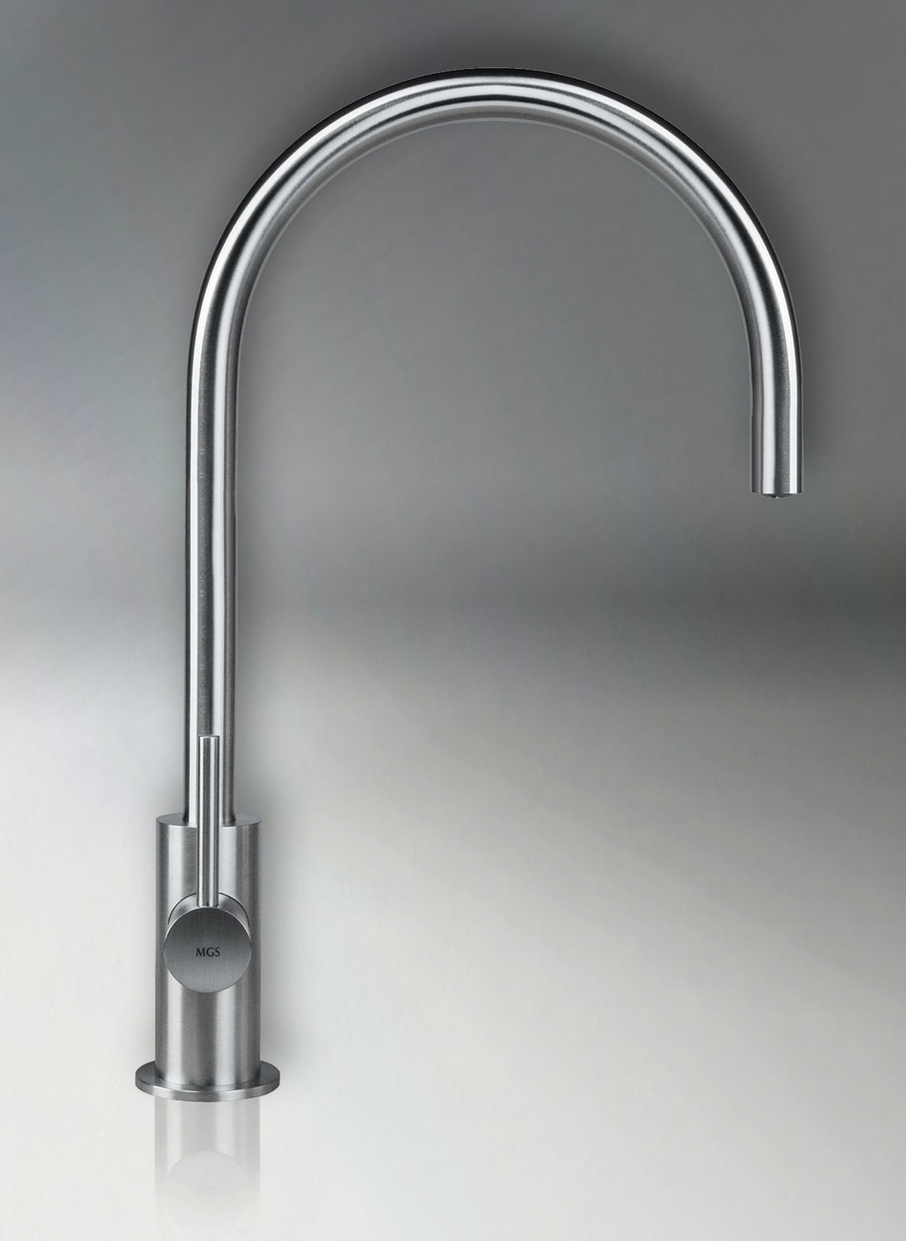 Modern Spin_P Deck Mount Kitchen Faucet