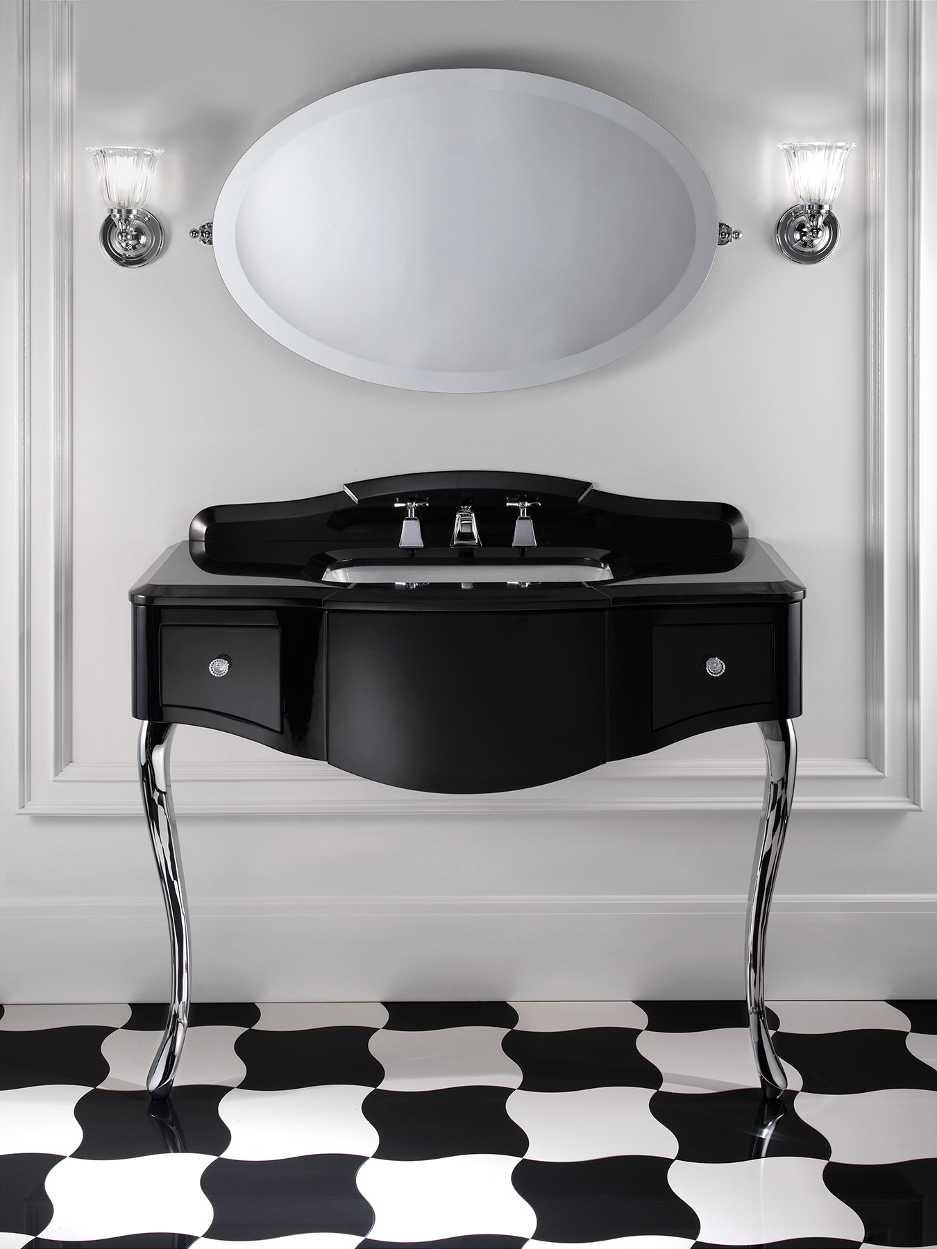 Traditional Miami Wall Mount Vanity Unit