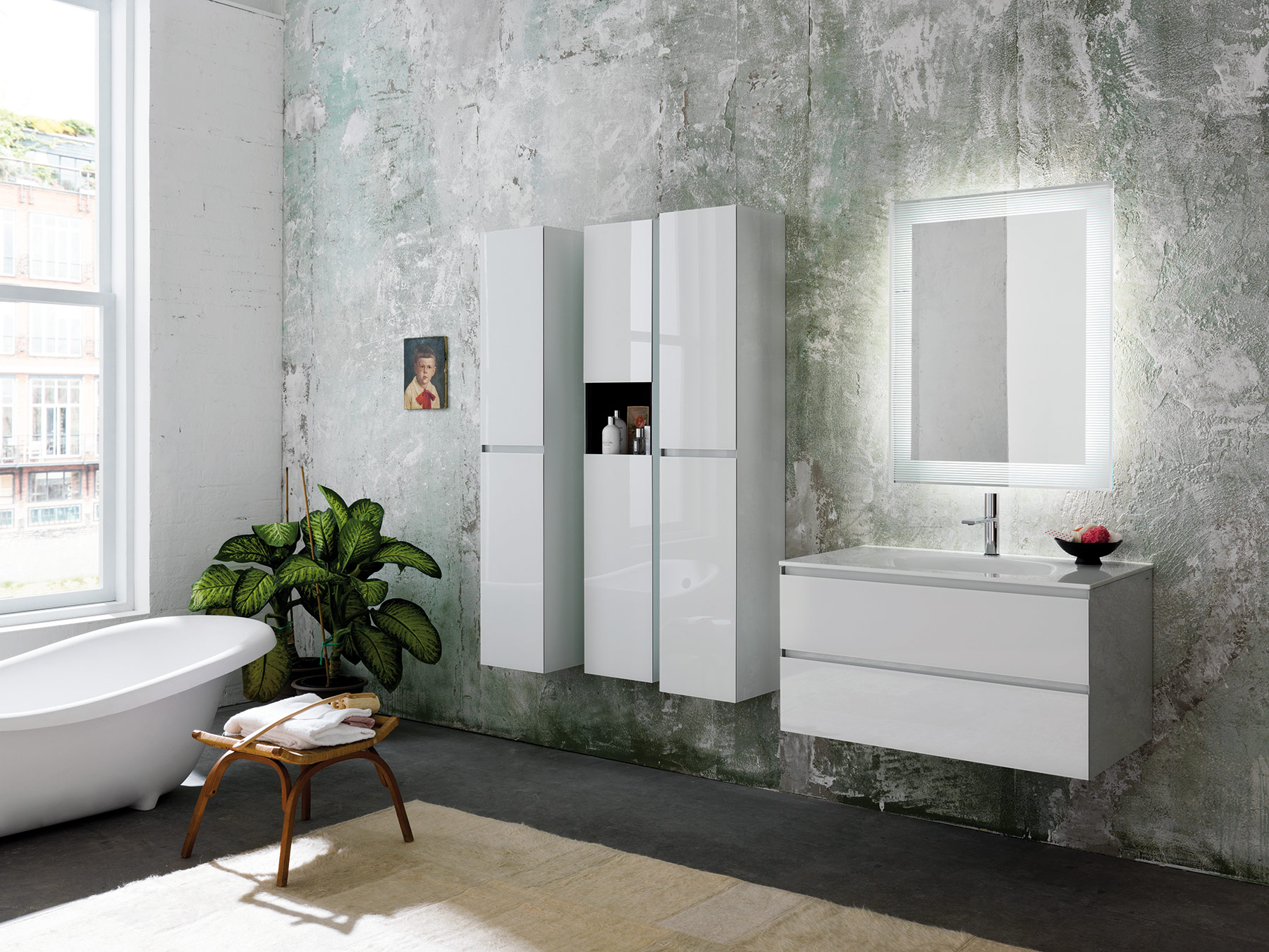 Modern Monolite 2.0 Wall Mount Vanity Unit