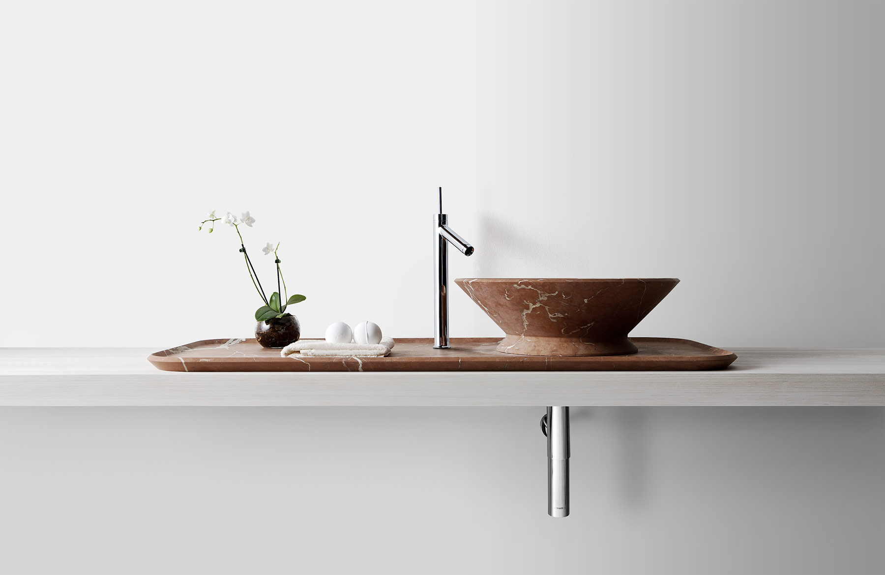 Modern Nabhi Countertop Mount Tray