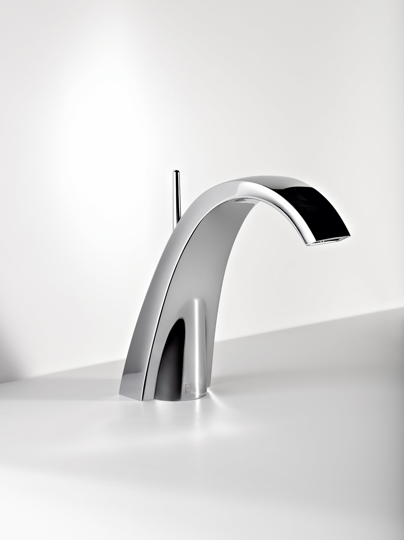 Modern New Wave Deck Mount Faucet