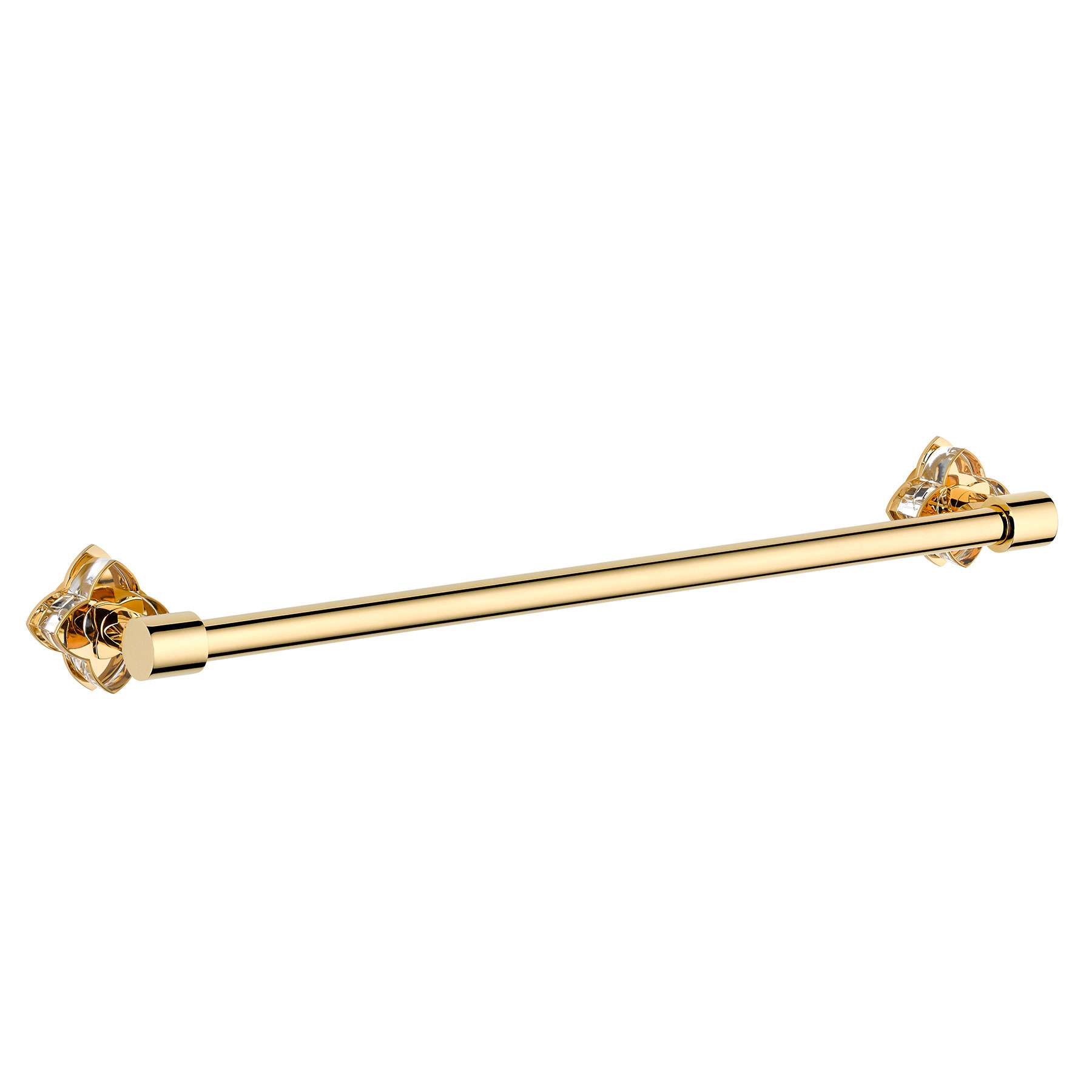 Traditional Petale De Cristal Wall Mount Towel Bar