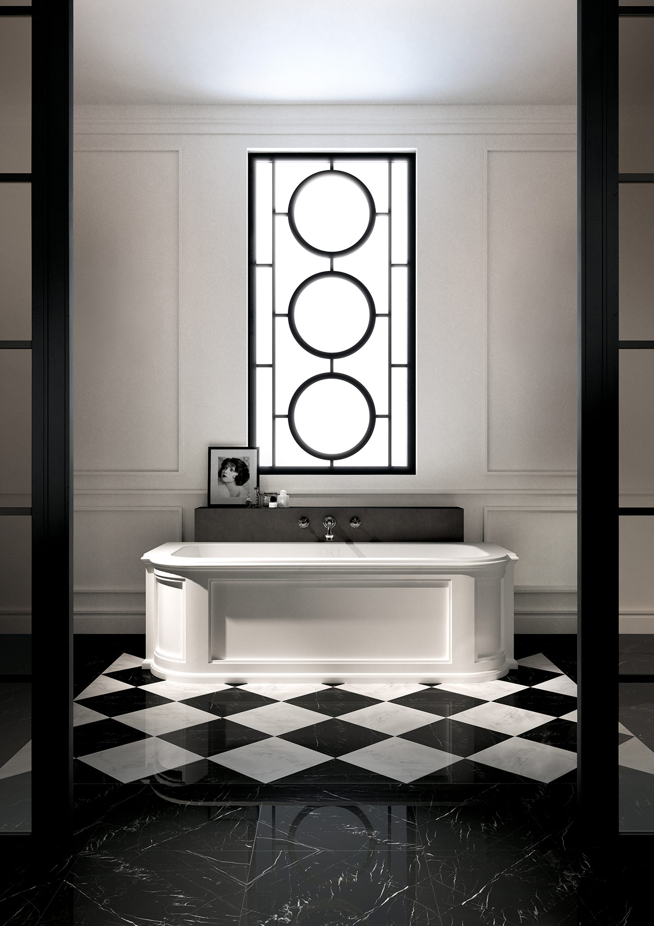 Traditional President Wall Mounted Bathtub