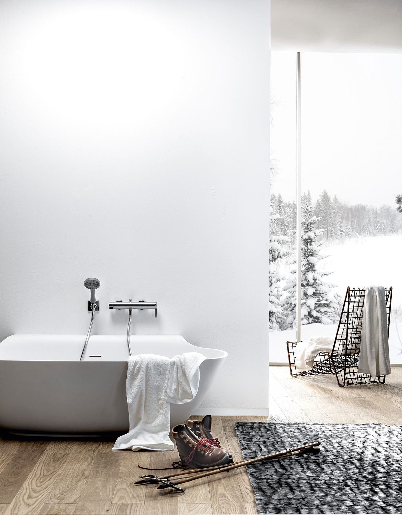 Modern Scoop Freestanding Bathtub
