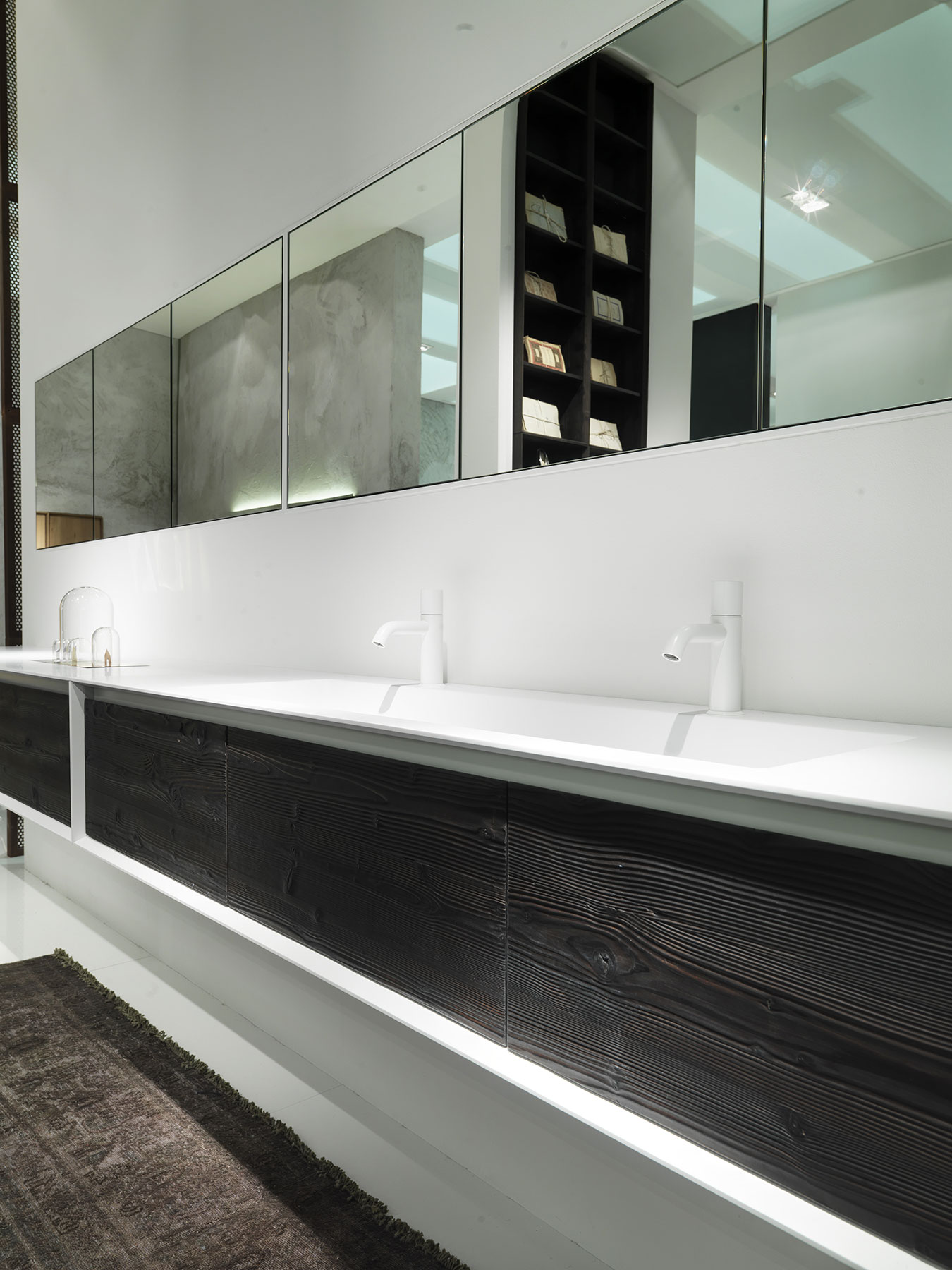 Modern Shape Evo Wall Mount Vanity Unit