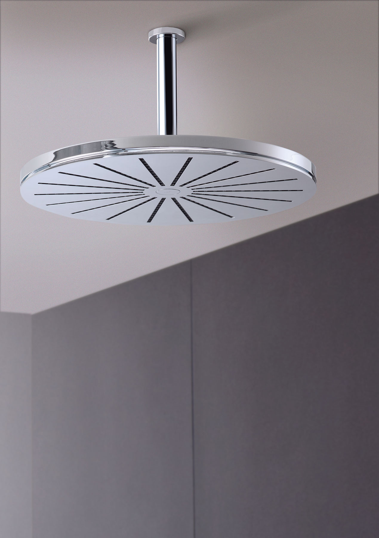 Modern Vola Ceiling Mount Shower Head Set