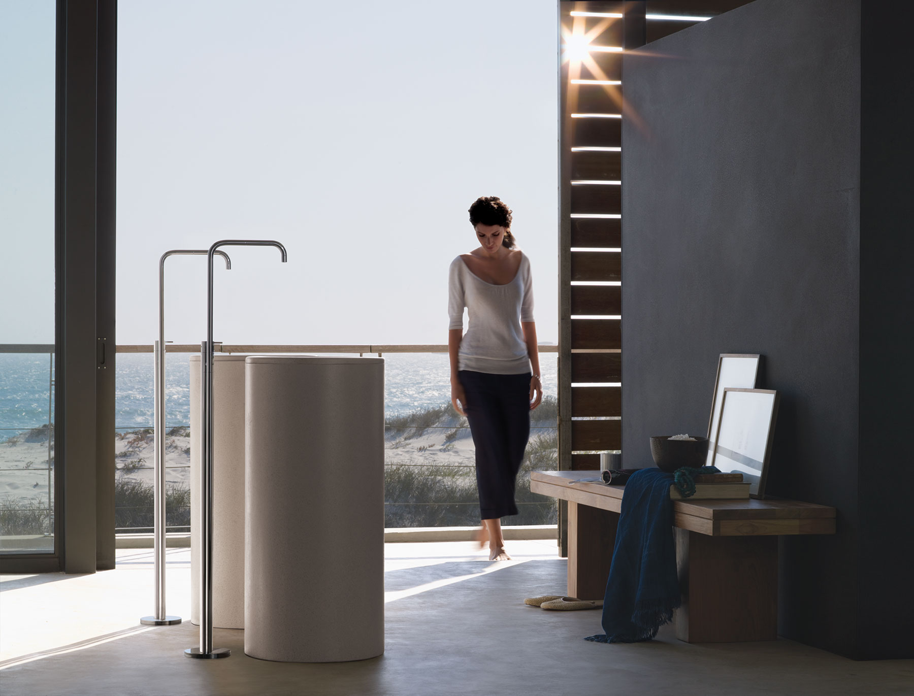 Modern Vola Freestanding Faucet