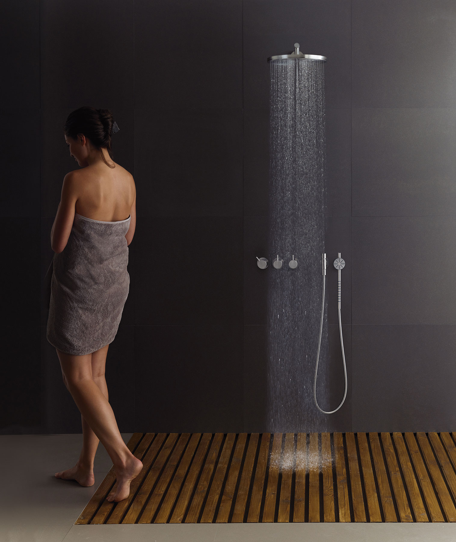 Modern Vola Wall Mount Shower Set