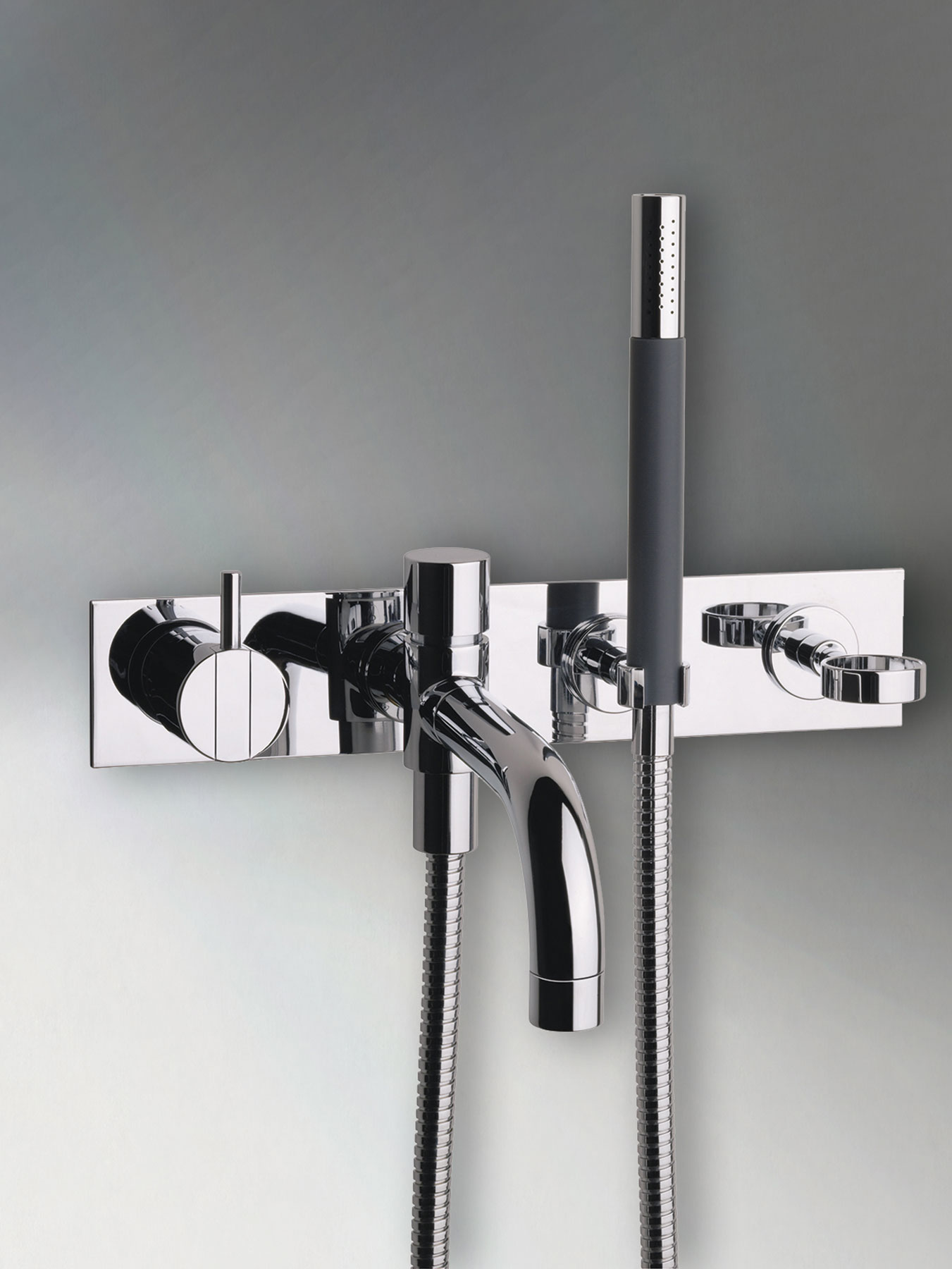 Modern Vola Wall Mount Tub Set